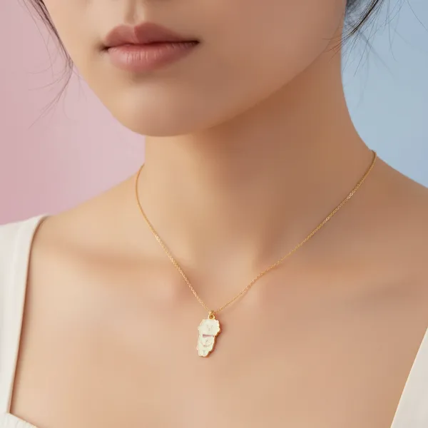 Gold_Plated_Brass_Cute_Bear_Pendant_Necklace_For_Women